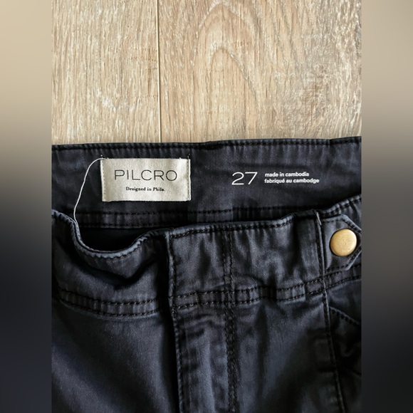 Pilcro Anthropologie Women’s Demilune Utility Pants Dark Grey - Size 27 - Picture 6 of 8